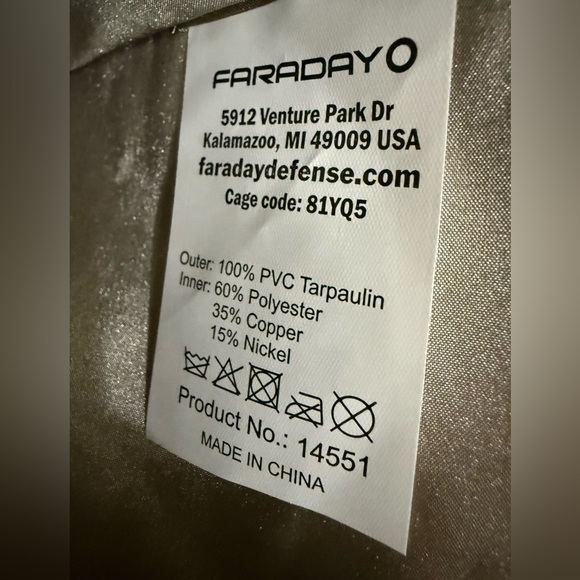 Waterproof Faraday Dry Bag - 17L Backpack - Picture 14 of 14